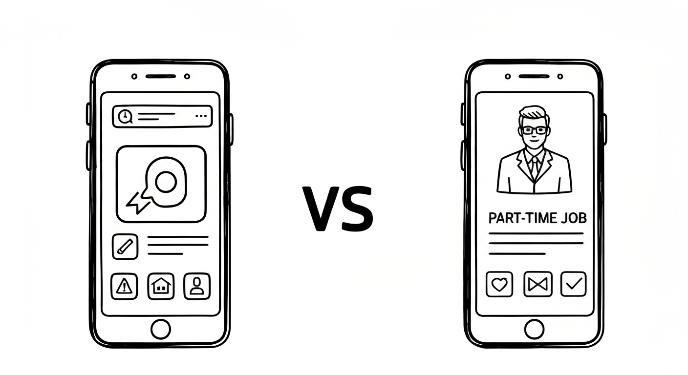 【徹底比較】タイミー vs シェアフル！あなたに最適な単発バイトアプリはどっち？【2026年最新版】